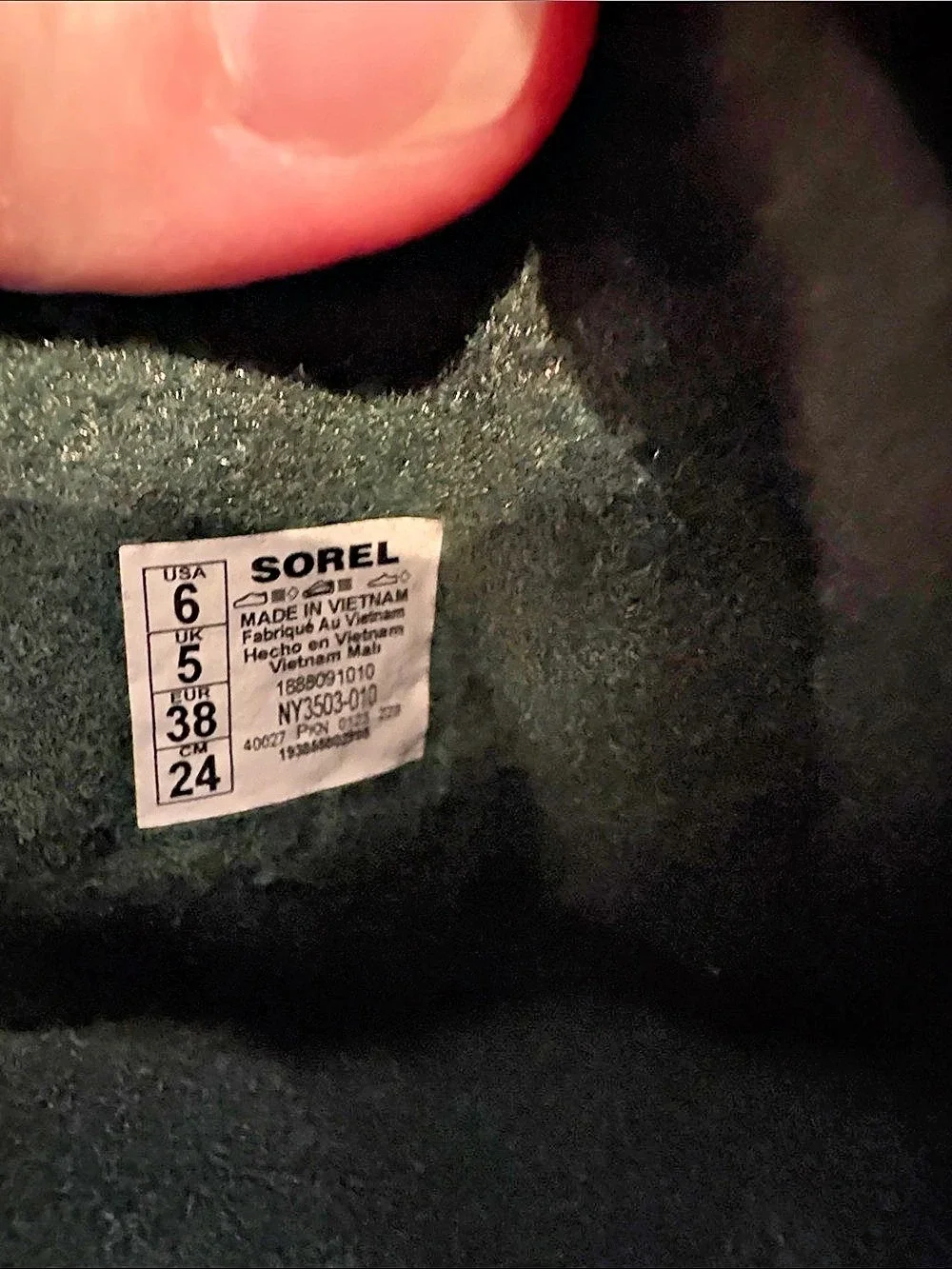 Sorel Youth Snow Boots Polka Dot Black & White US 6